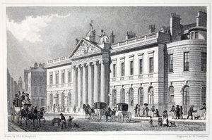 イーストインディアハウスは、「ロンドンと19世紀の環境」パブから。 Jones und Co.、1827-1829