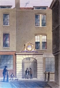 ベーカーズホールへの入り口、1855