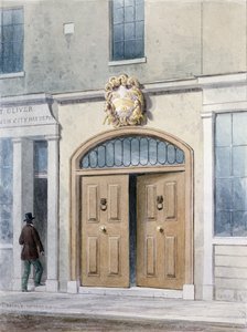 コーチメーカーホールへの入り口、1854