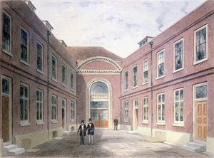 ガードラスホールの内部裁判所Basinghall Street、1853 作： Thomas Hosmer Shepherd