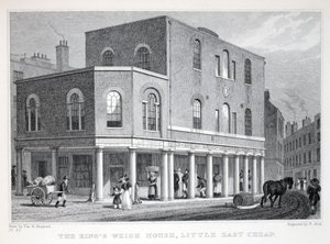 「ロンドンとそれは19世紀の環境」パブからの王の重量家。 Jones und Co.、1827-1829 作： Thomas Hosmer Shepherd
