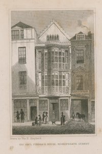 ポール・ピンダー卿の家 作： Thomas Hosmer Shepherd