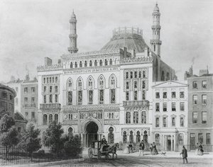 1825年の王立科学芸術大パノラマ（リトグラフ） 作： Thomas Hosmer Shepherd