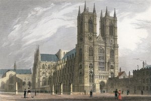 ウェストミンスター寺院、ウェストフロント 作： Thomas Hosmer Shepherd