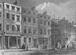 Wigmore Street、ウェストミンスター、ロンドン、1820 1878 作： Thomas Hosmer Shepherd