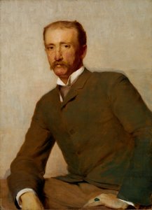 フランク・ハミルトン・クッシングの肖像 作： Thomas Hovenden