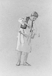 男の研究。 作： Thomas Hovenden