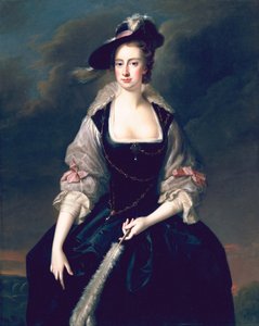 レディフランシスコートニー、1741年頃 作： Thomas Hudson