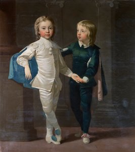 エドワードフルス卿、3代目の男爵および彼の兄弟、サミュエルフルス、1758年頃