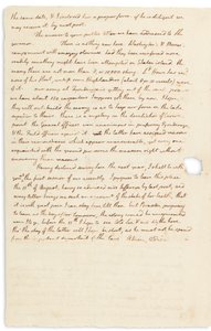1776年7月30日、フィラデルフィアのジョンペイジへの直筆の手紙