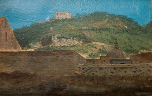 ナポリ近郊の丘、1782年。 作： Thomas Jones