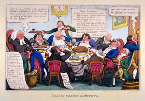 「聖職者の快適さを選ぶ」、1828年 作： Thomas Jones