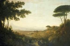 「ナポリ湾」、1782 作： Thomas Jones