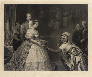 聖書：「これがイングランドの偉大さの秘密、イングランドの栄光！」、1864年 作： Thomas Jones Barker