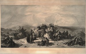 カルスの防御。フェンウィックウィリアムズ卿と彼のスタッフの役員は、 作： Thomas Jones Barker