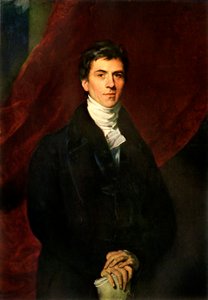 「ヘンリー・ブロアム、初代ブロアム男爵とヴォー」、1825年、1944年。 作： Thomas Lawrence