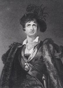 ジョンフィリップケンブル、ハムレットとして、G。アドコックによって彫刻 作： Thomas Lawrence