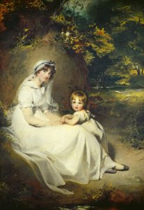 レディメアリーテンプルタウンと彼女の息子、1802年 作： Thomas Lawrence