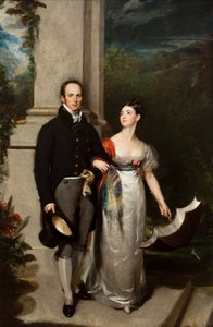 ジェームズ・ダンロップ夫妻 1825年頃（油彩・キャンバス） 作： Thomas Lawrence