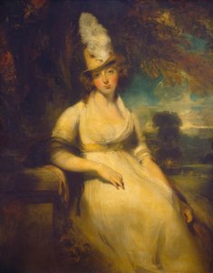 ロバート ブレンコウ夫人、c. 1792年。 作： Thomas Lawrence