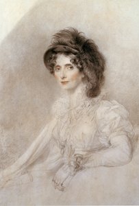 エリザベスの肖像、デボンシャー公爵夫人、1816年 作： Thomas Lawrence
