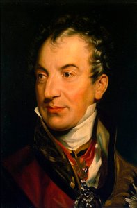 クレメンス ヴェンツェルの肖像、フォン メッテルニッヒ王子、1773 ～ 1859 年、1814 ～ 1819 年。 作： Thomas Lawrence
