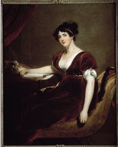 アイザック・カスバート夫人の肖像（油彩・キャンバス 作： Thomas Lawrence