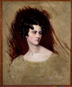 メッテルニヒ家のクレメンタイン王女の肖像」 トーマス・ローレンス卿（1769-1830）の絵画