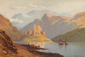 スコットランド、アイリーンドナン城 (カラーリソ) 作： Thomas Leeson the Elder Rowbotham