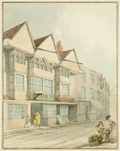 The Lamb Inn, West Street（水彩・紙 作： Thomas Leeson the Elder Rowbotham