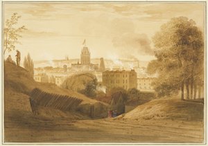 Bath Roadからの眺め、TotterdownのWells付近 作： Thomas Leeson the Elder Rowbotham