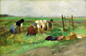フィールドワーカー、1900年頃（厚紙に油彩）