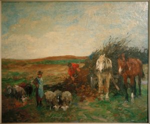 筆車と羊 作： Thomas Ludwig Herbst