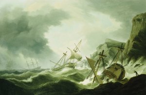 難破船、 作： Thomas Luny