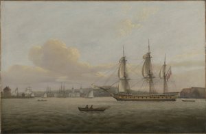 グリニッジ沖のHMS「ポモーネ