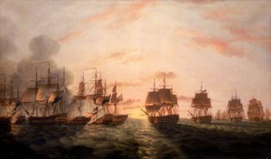 ナイル川の戦い 作： Thomas Luny