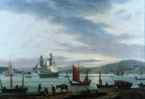 キャッチを降ろす 作： Thomas Luny