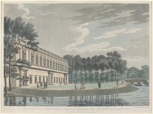 トリニティ カレッジ図書館の東正面 作： Thomas Malton