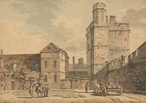 ウィンザー城、ウィンチェスター タワー 作： Thomas Malton