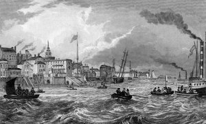 グレイブセンド、ケント、1831年公開（彫刻） 作： Thomas Mann Baynes