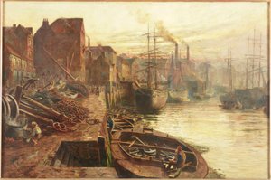 オールドサンダーランド、1885 作： Thomas Marie Madawaska Hemy