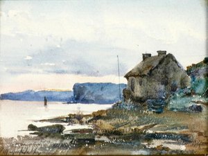 フィッシャーマンズハット（水彩・紙） 作： Thomas Marjoribanks Hay