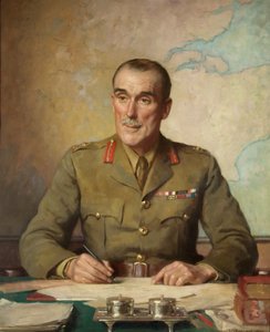 ジョン・ヘイ・ベイス准将（ペンネーム：イアン・ヘイ）（キャンバスに油彩） 作： Thomas Martine Ronaldson