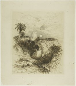 コルテスの塔 作： Thomas Moran
