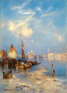ヴェネツィアの眺め 作： Thomas Moran