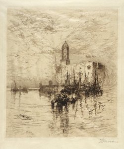 サン・フアン・デ・ヴルア城、ベラクルス 作： Thomas Moran