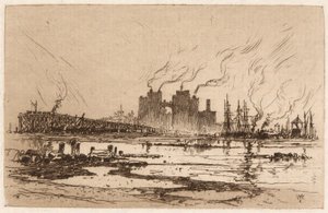 ニュージャージー州コミュニポー 作： Thomas Moran