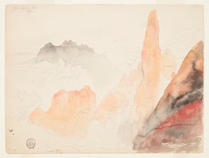 コロラド州グレン・アイリー 作： Thomas Moran