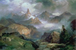 インデックスピーク、イエローストーン国立公園 作： Thomas Moran