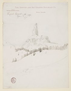 リザード ヘッド ピーク、コロラド州 作： Thomas Moran